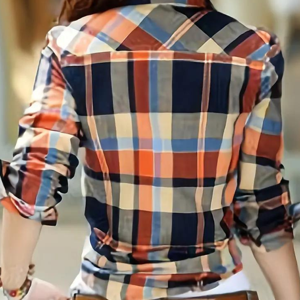 Julia™ Women's Checked Shirt Blouse