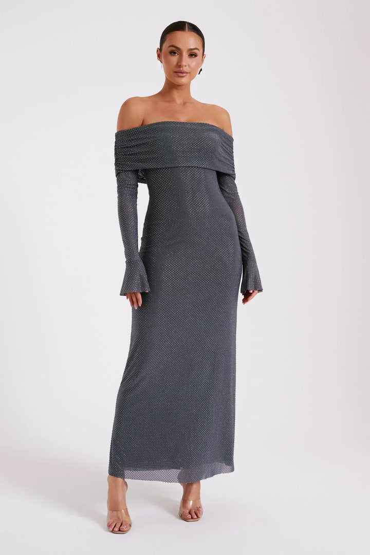 Astella Spray Dress, view 7 - Elena Harper