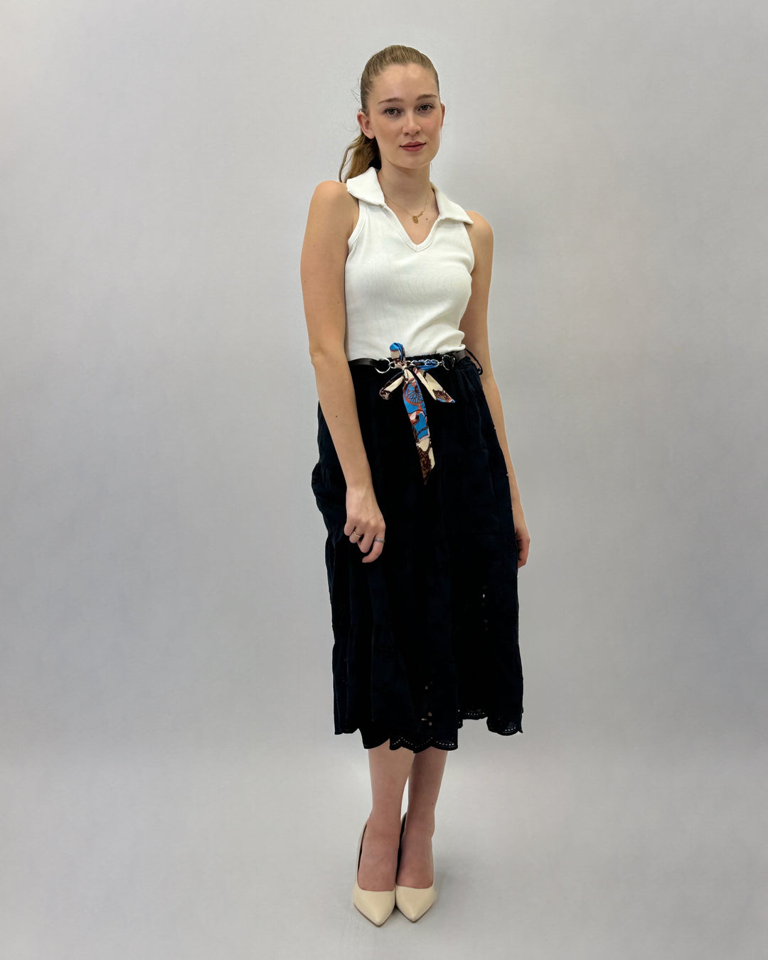 Saskia™  |  soft luxurious fabrics Skirt Waist Detail