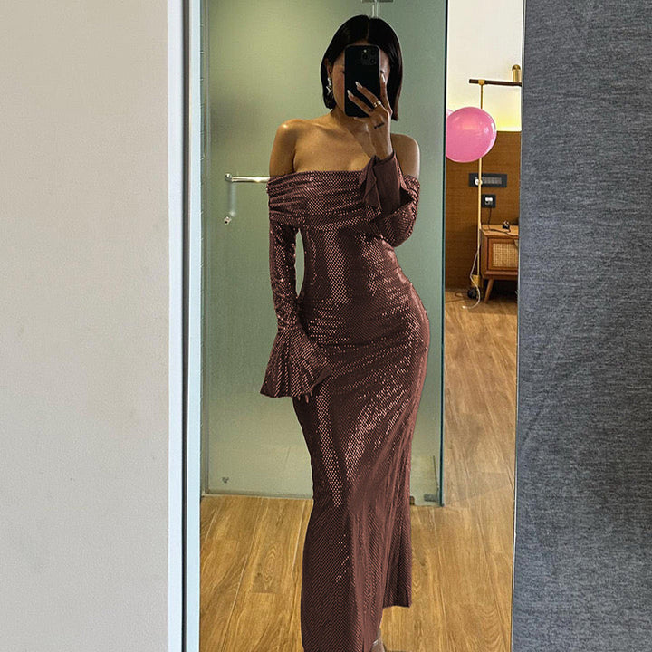 Astella Spray Dress, view 8 - Elena Harper