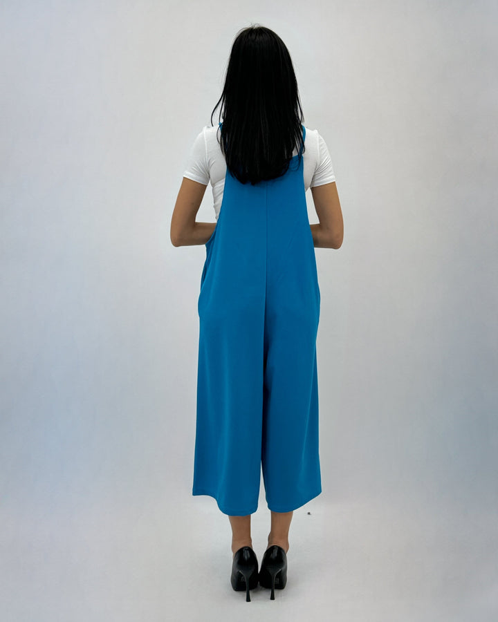 Yvette™  |  Sleeveless Wide Leg Dungarees