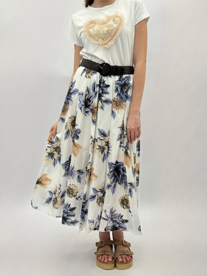 Daniëlle™  |  Skirt Belt Floral Print