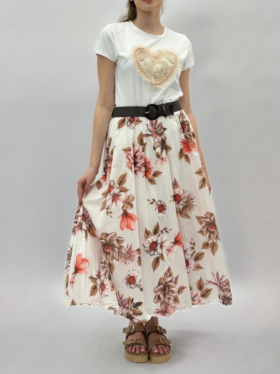 Daniëlle™  |  Skirt Belt Floral Print