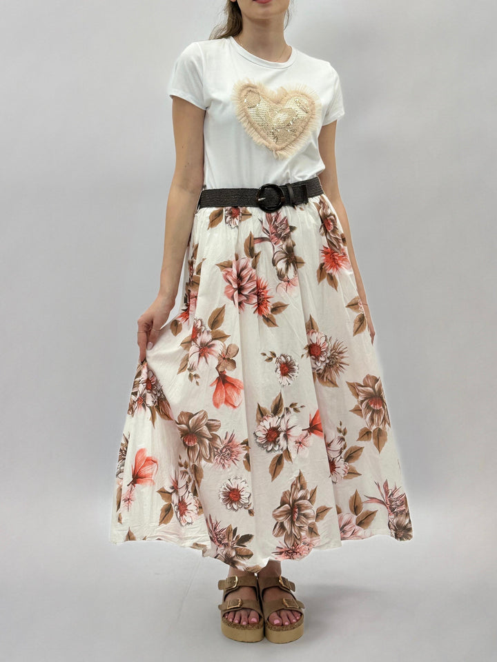 Daniëlle™  |  Skirt Belt Floral Print