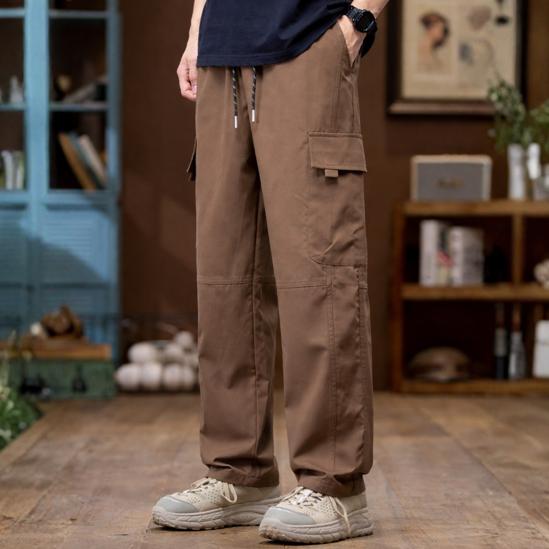 Cargo Straight Pants - Elena Harper