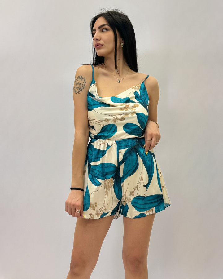 Carmen™  |  Short Jumpsuit V-neck Waist