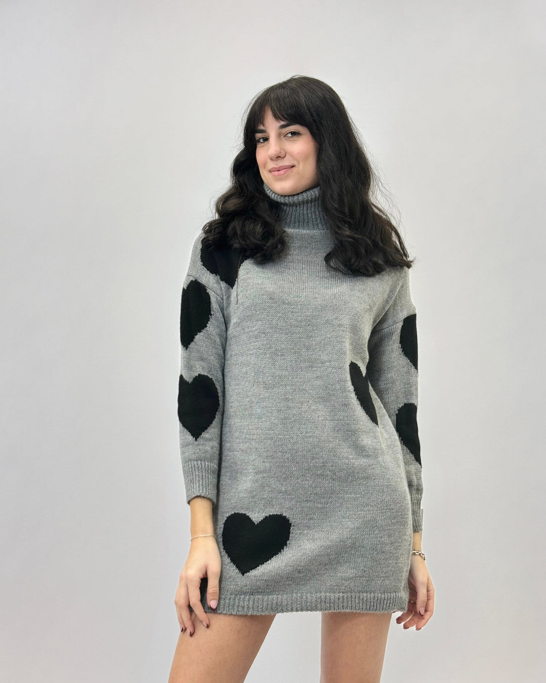 Doreen™  |  Heart Pattern Knit Romantic