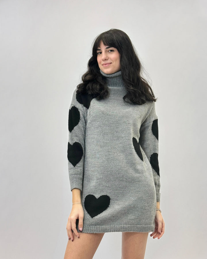 Doreen™  |  Heart Pattern Knit Romantic