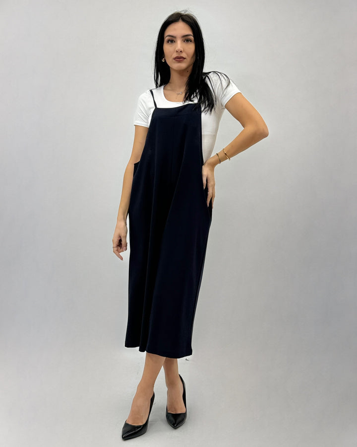 Yvette™  |  Sleeveless Wide Leg Dungarees
