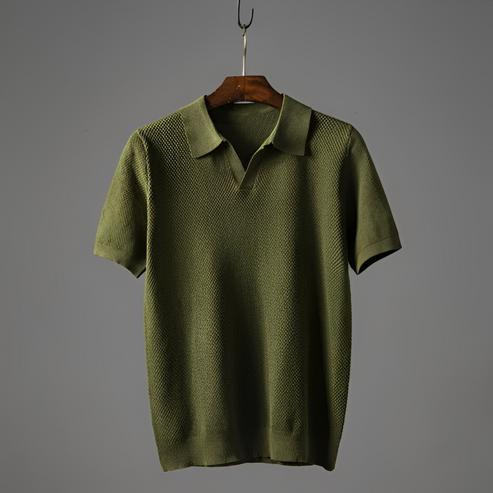 Brince Comfortable Men's Polo, view 3 - Elena Harper