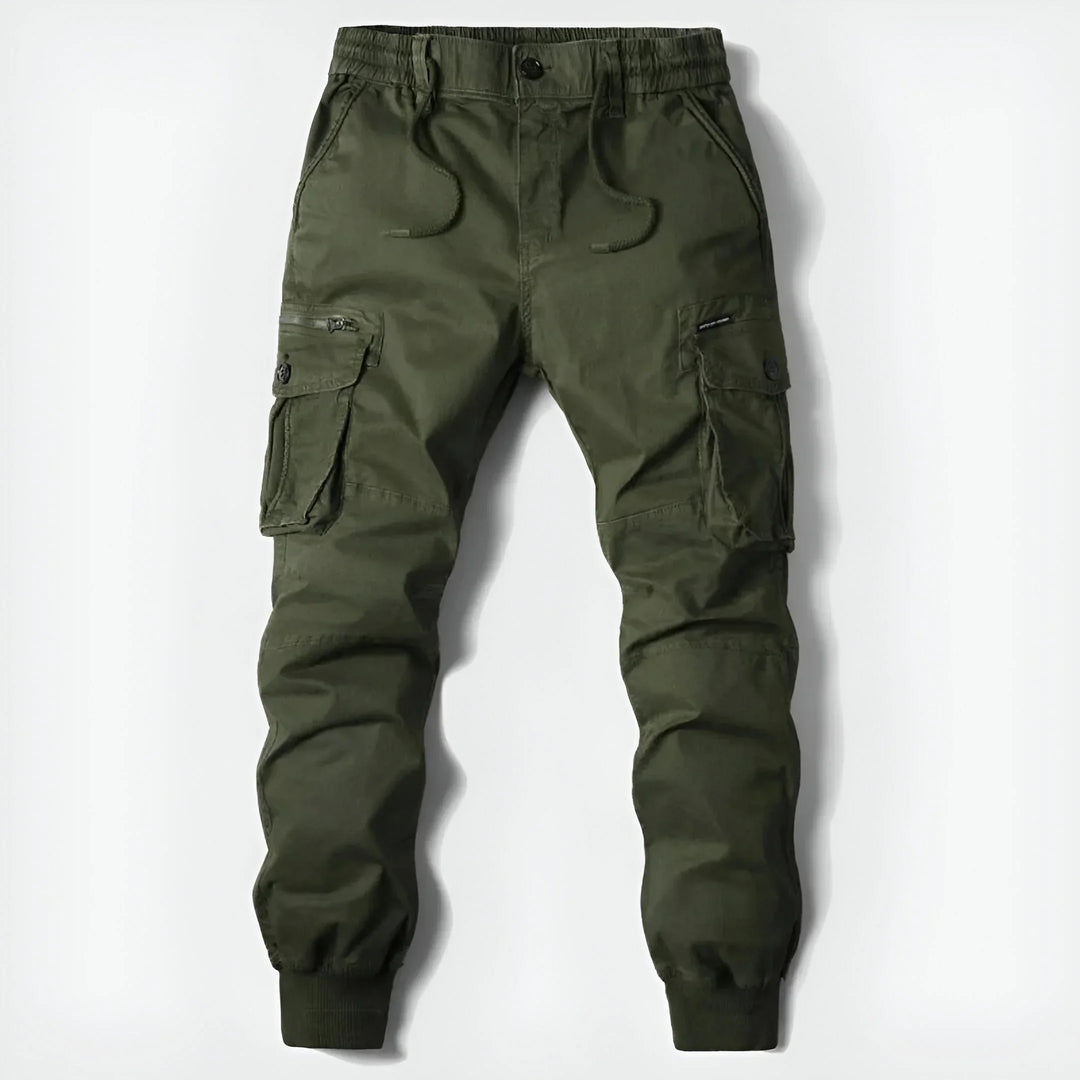 Cotton Cargo Pants for Men, view 6 - Elena Harper