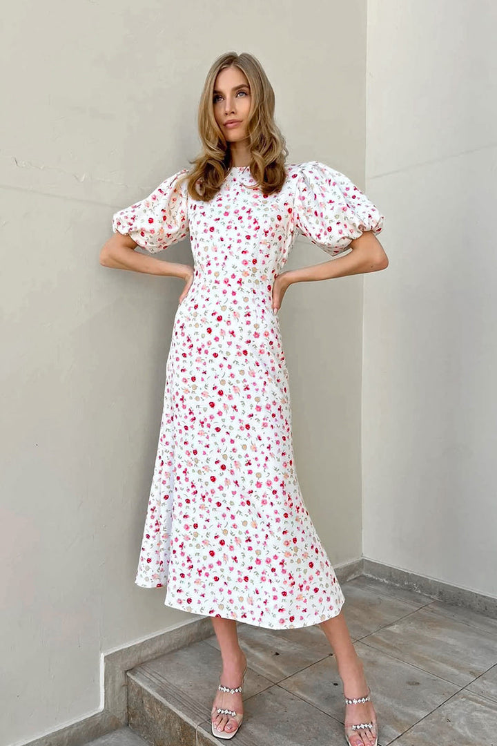 Evy - Elegant Floral Dress