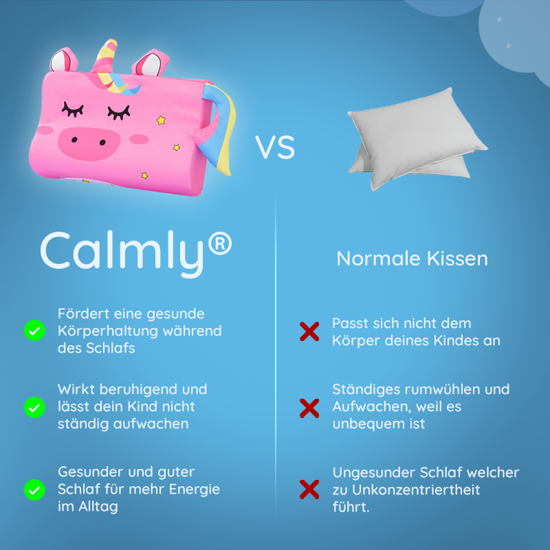 1 + 1 FREE Calmora Soothing Children's Pillow for Better Sleep, view 4 - Elena Harper