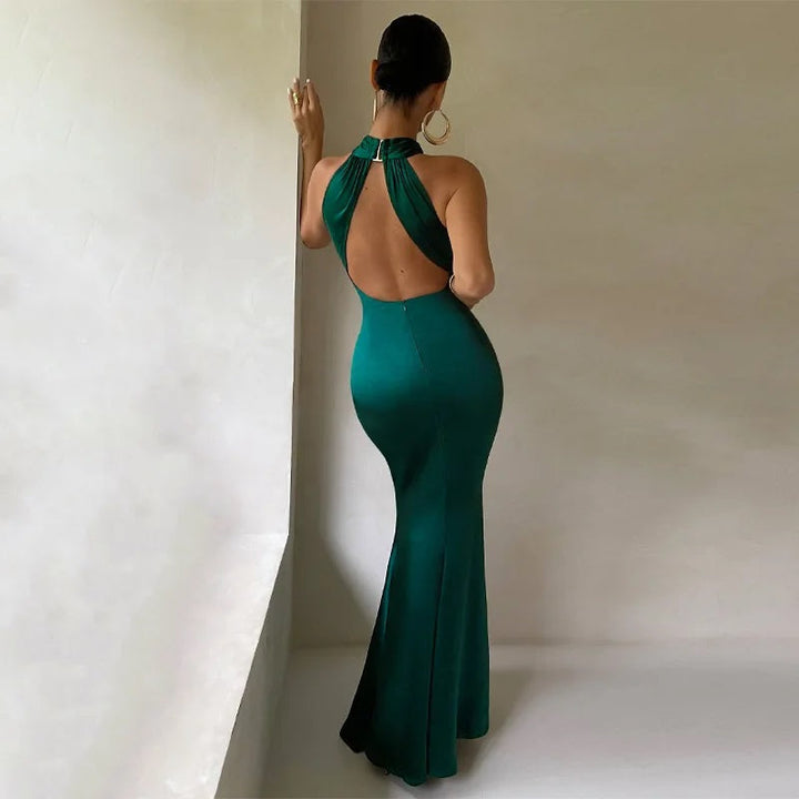 Sleeveless Cross Madi Dress Élara, view 7 - Elena Harper
