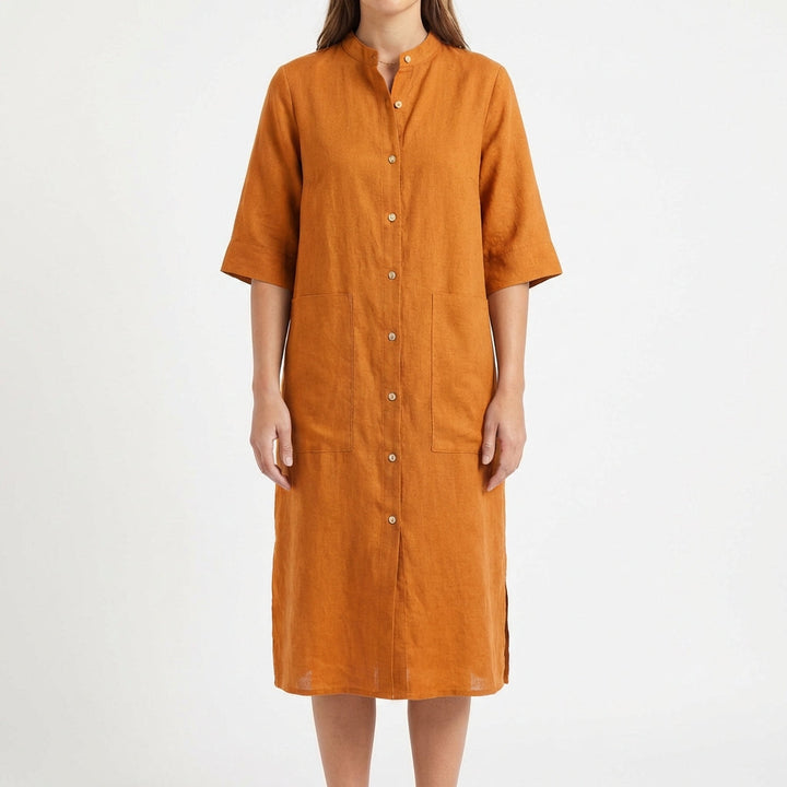 Candela | Women's Casual Midi Shirt Dress