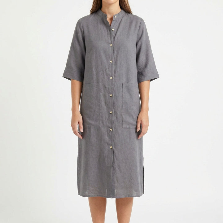 Candela | Women's Casual Midi Shirt Dress