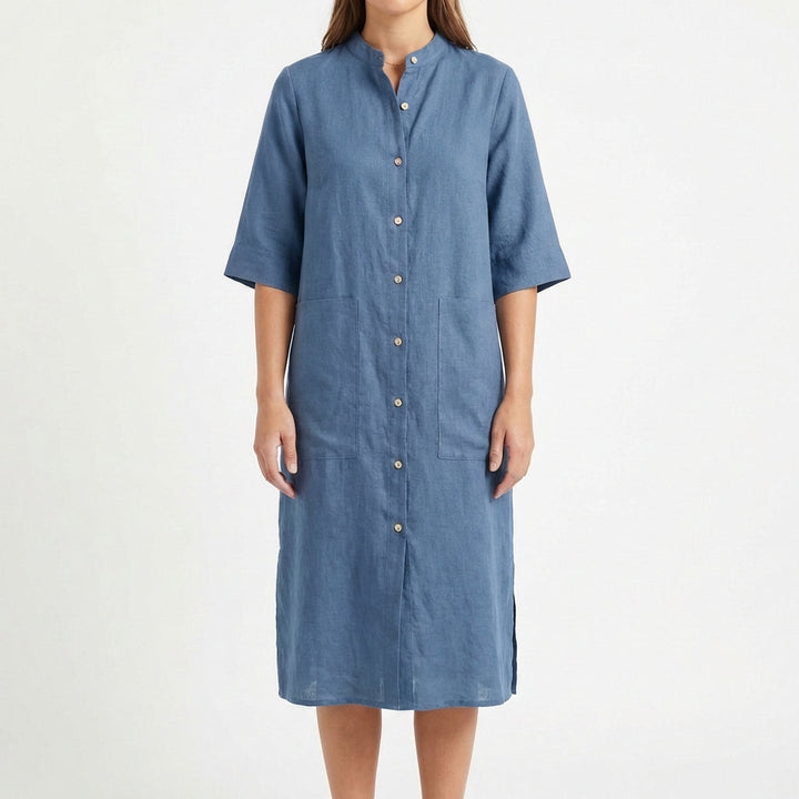 Candela | Women's Casual Midi Shirt Dress