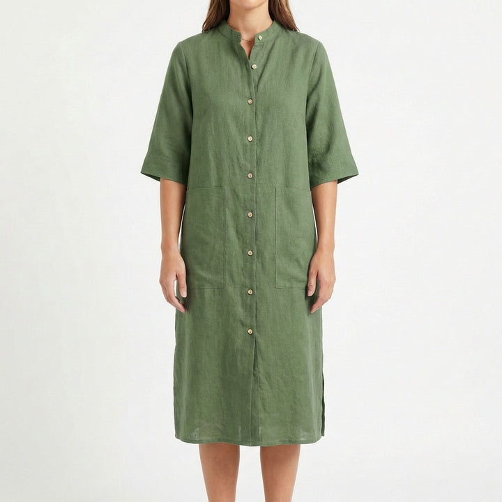 Candela | Women's Casual Midi Shirt Dress