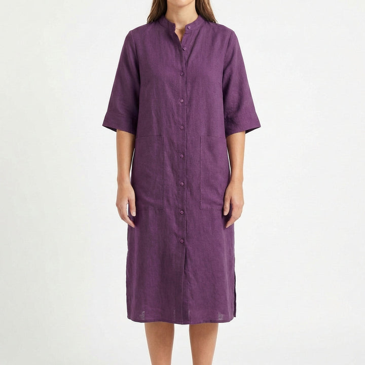Candela | Women's Casual Midi Shirt Dress