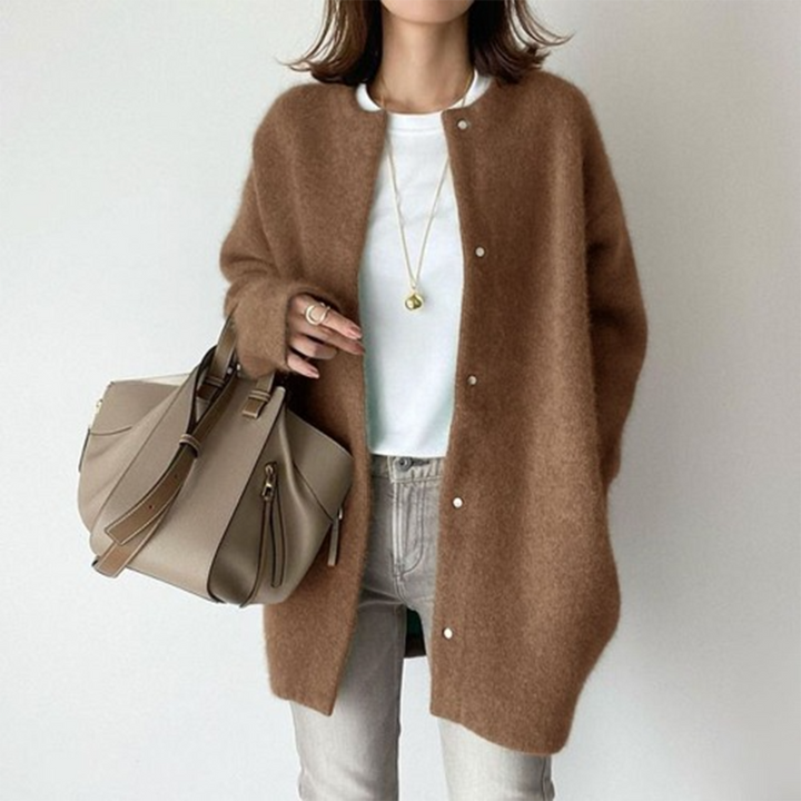Raveena Comfortable Cardigan, view 4 - Elena Harper