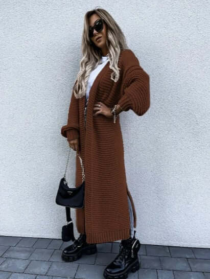 Women's Cardigan | Chunky Knit & Long