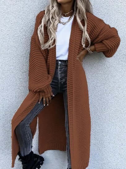 Women's Cardigan | Chunky Knit & Long