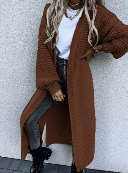 Women's Cardigan | Chunky Knit & Long