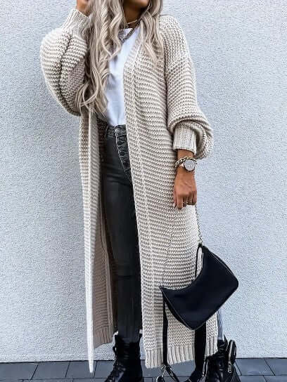 Women's Cardigan | Chunky Knit & Long