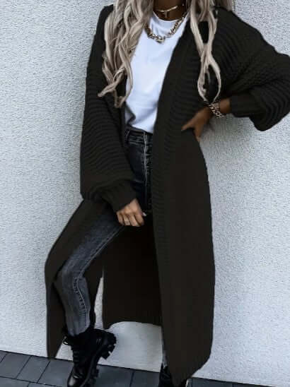 Women's Cardigan | Chunky Knit & Long