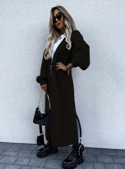 Women's Cardigan | Chunky Knit & Long