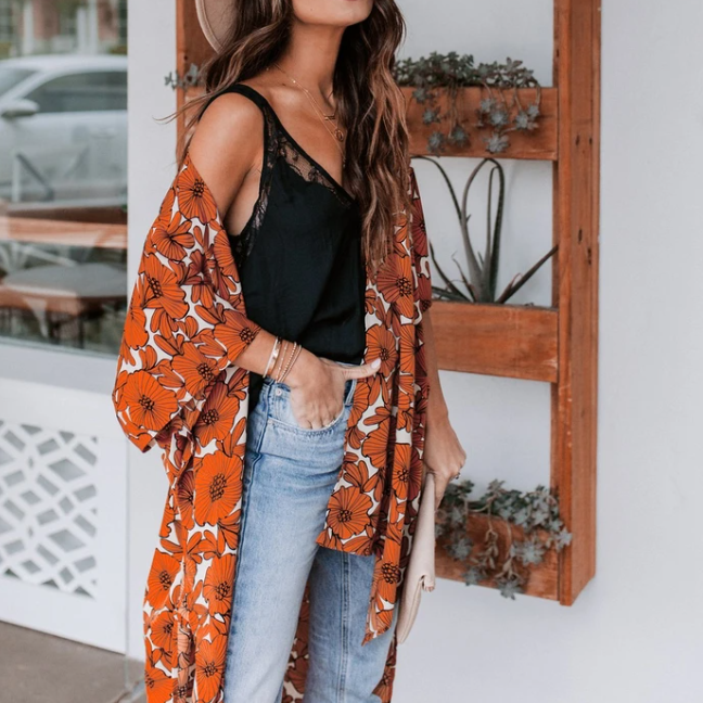Women's Vest | Long Kimono Cut & Airy Fit
