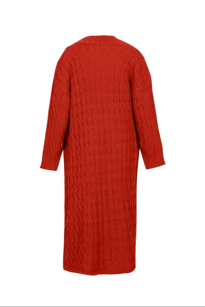 Women's Cardigan | V-Neck & Ribbed Structure
