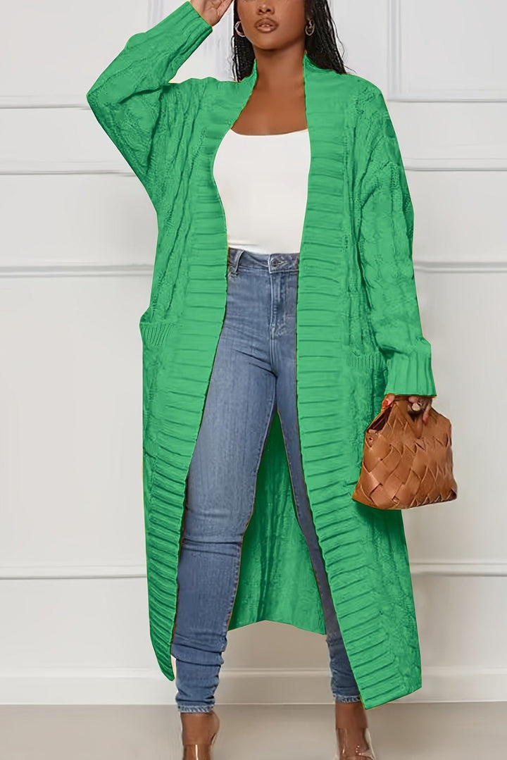 Women's Cardigan | V-Neck & Ribbed Structure