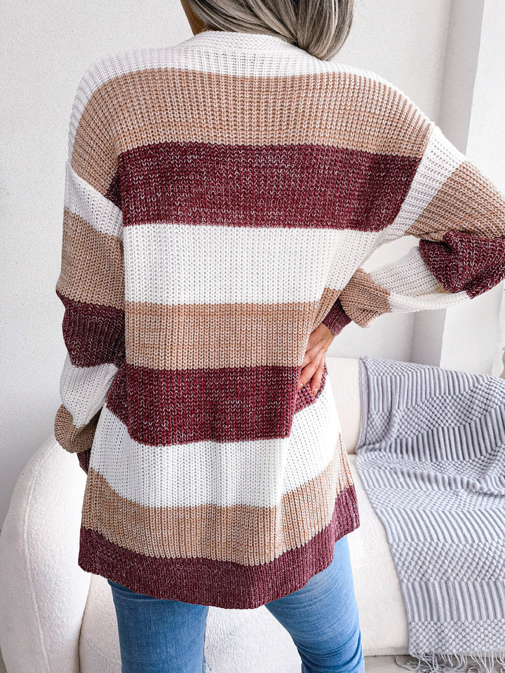 Ladies Vest | Warm Color Block Structure & Practical Pockets