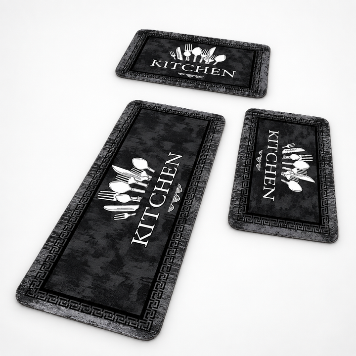 Dryhaven Absorbent Printed Kitchen Mat Set - Elena Harper