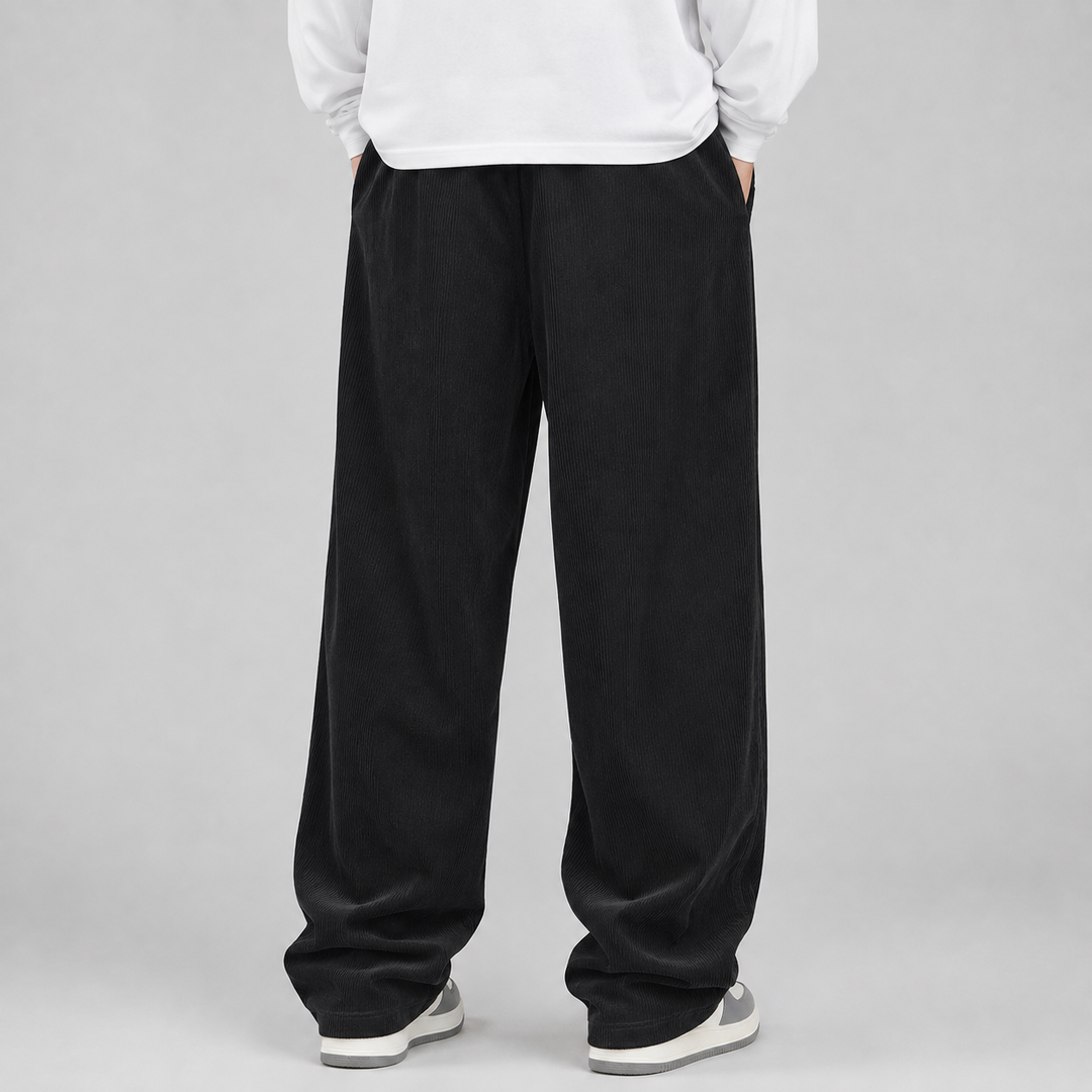 Montarello Corduroy Pants for Men, Wide Fit