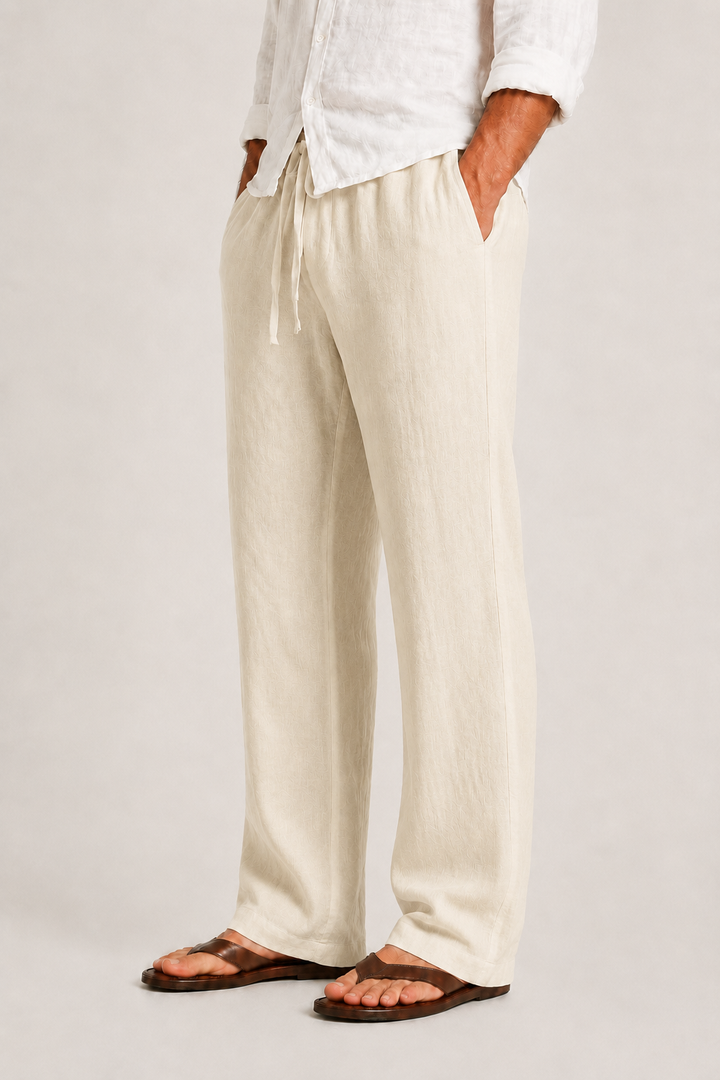 LINEN COTTON PANTS FOR MEN