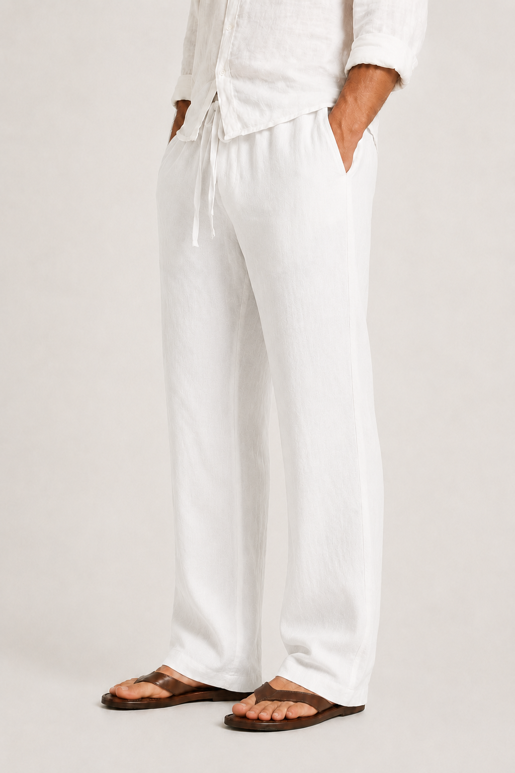 LINEN COTTON PANTS FOR MEN