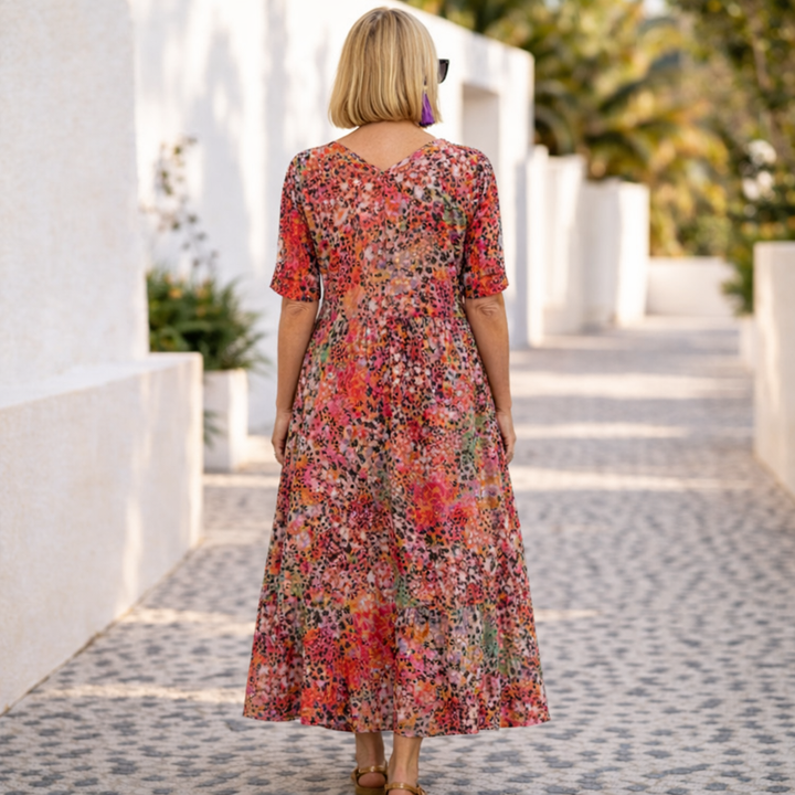 Women's Effortless Elegance Midi Dress