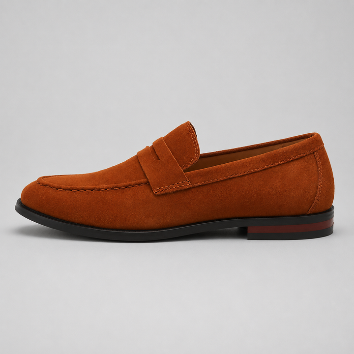 Montarello Moccasins for Men, Suede Look, with Tassels