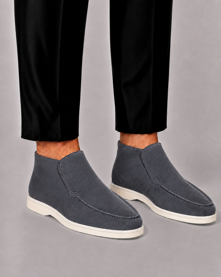 Harrington Oxford Men’S High-Top Leather Loafers for Men, view 7 - Elena Harper