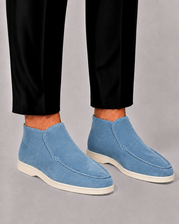 Harrington Oxford Men’S High-Top Leather Loafers for Men, view 5 - Elena Harper