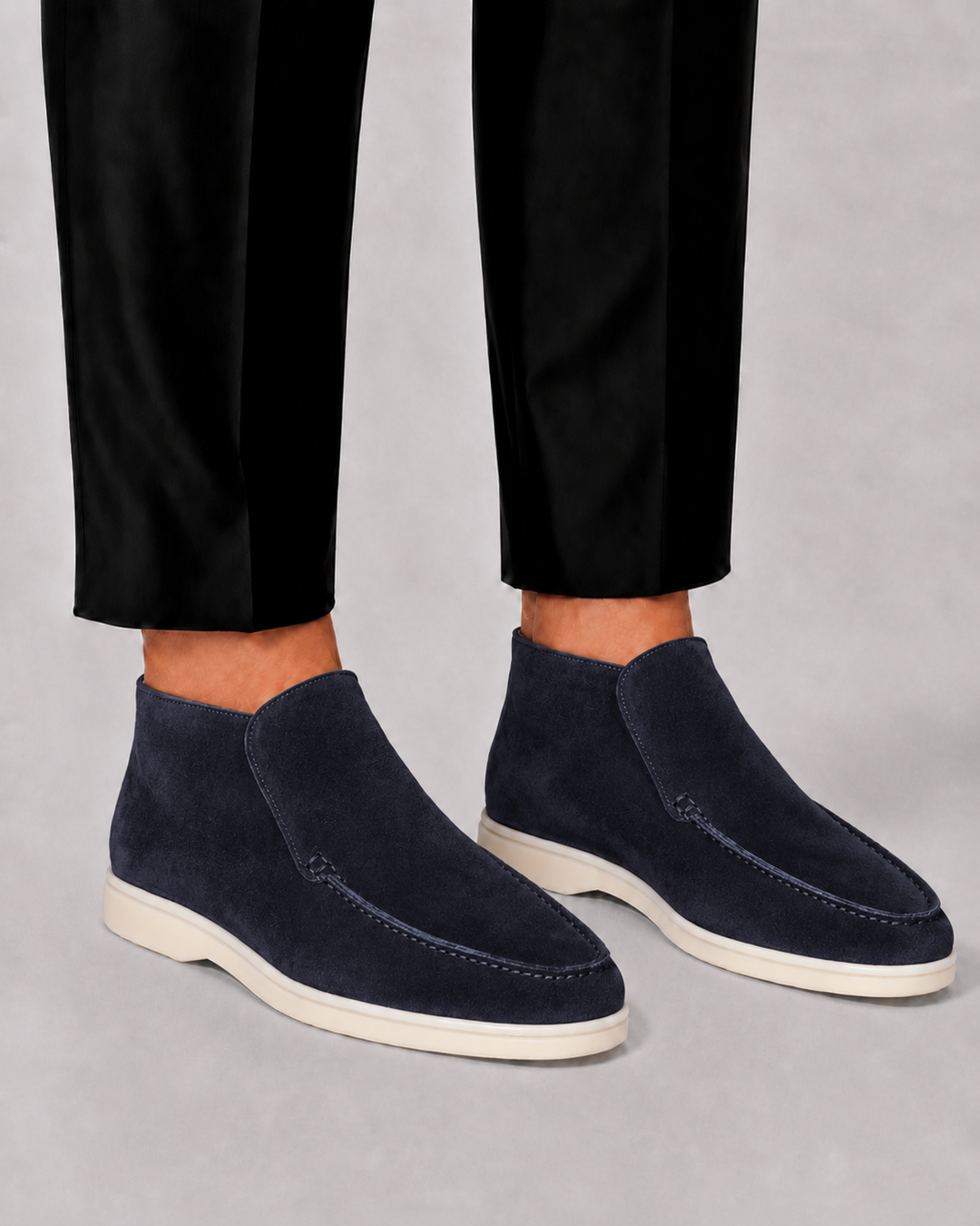 Harrington Oxford Men’S High-Top Leather Loafers for Men, view 2 - Elena Harper