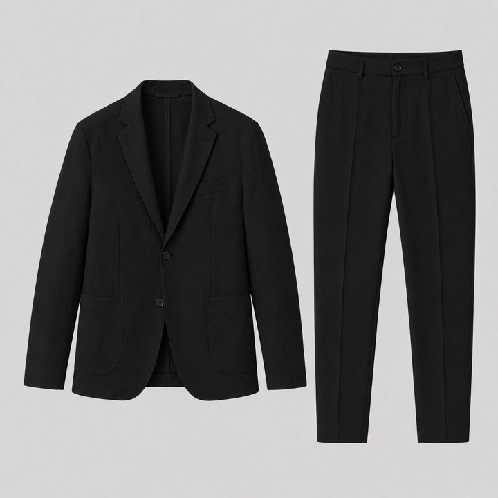 Harrington Oxford Men’S Two-Piece Blazer and Trousers Set - Elena Harper