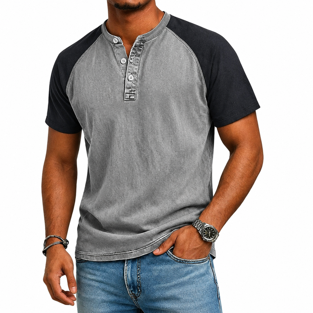 LAURENT MONACO | VINTAGE CONTRAST T-SHIRT FOR MEN