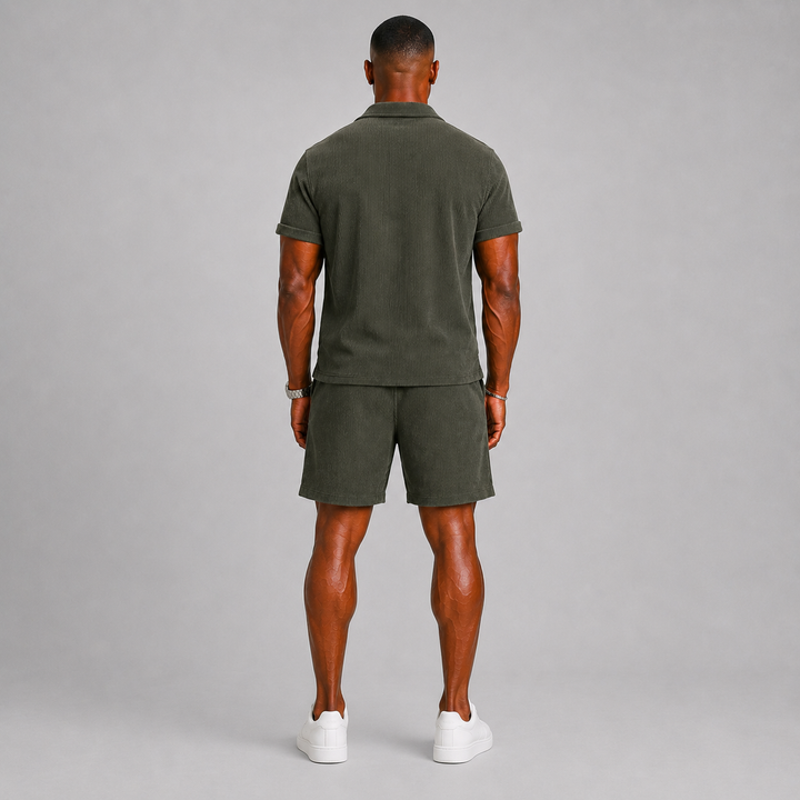 HARRINGTON OXFORD | RIBBED CO-ORD SET FOR MEN