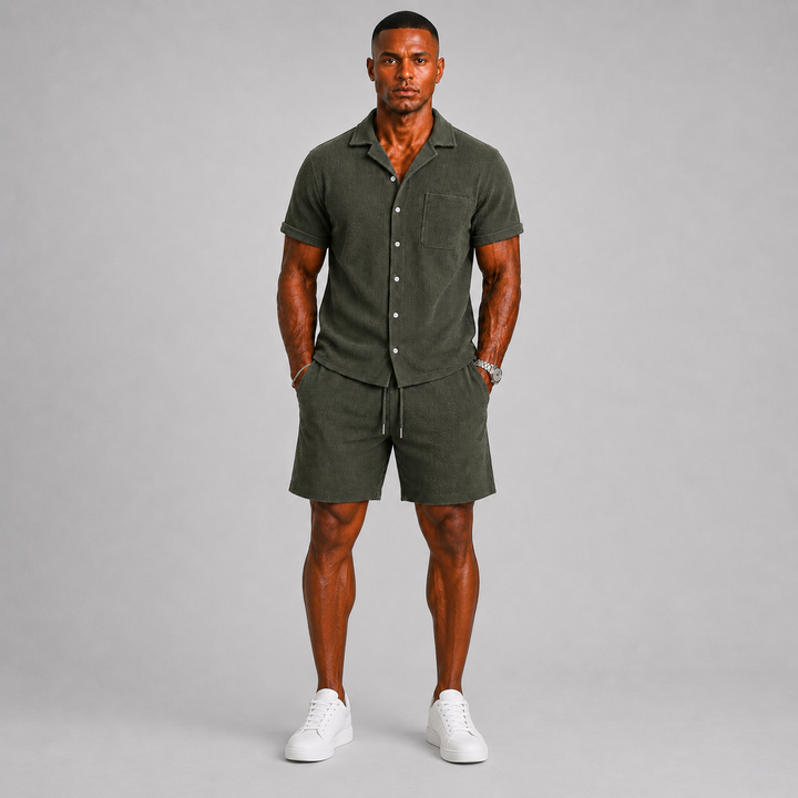 HARRINGTON OXFORD | RIBBED CO-ORD SET FOR MEN