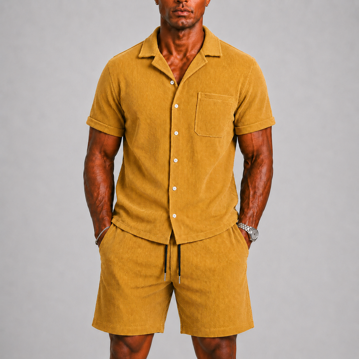 HARRINGTON OXFORD | RIBBED CO-ORD SET FOR MEN