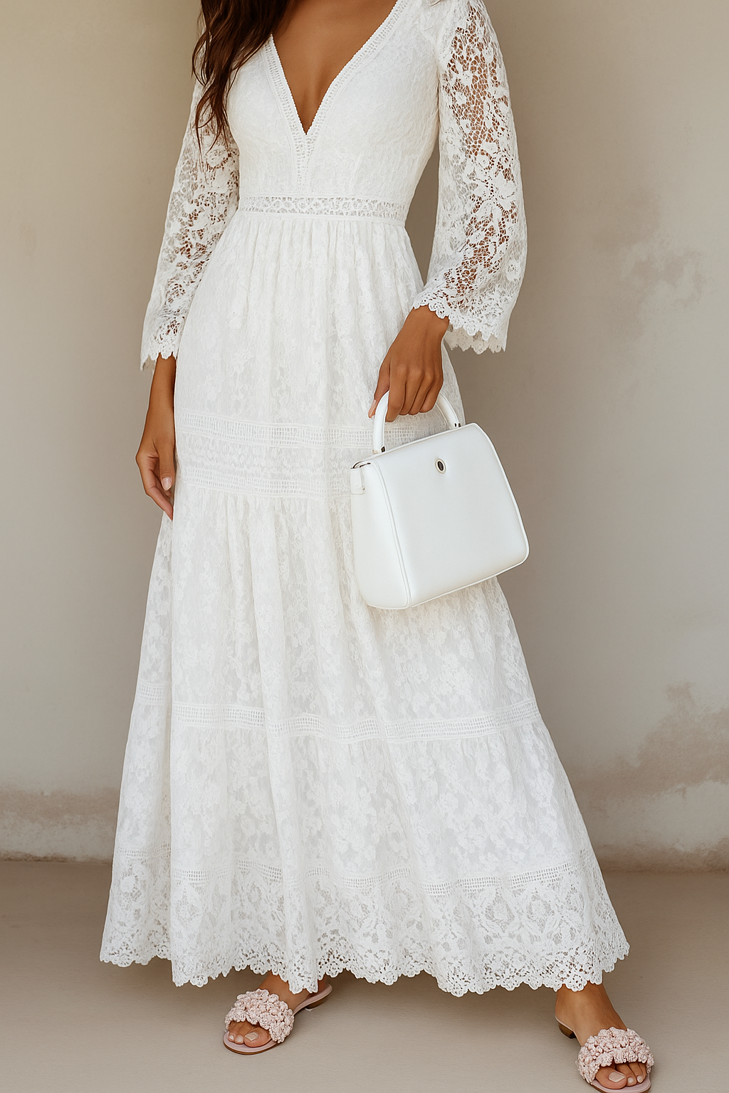 Women's Bohemian Floral Print Maxi Dress - Effortless Summer Style