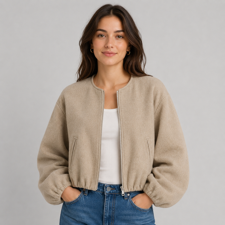Women's Montarello Bomber Jacket, Lightweight and Zip-Up